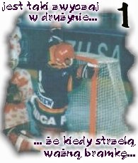 jest taki zwyczaj w druynie... e kiedy strzela wana bramk...